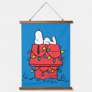 Tapisserie Suspendue cacahuètes Snoopy's Dog House With Lights
