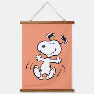 Tapisserie Suspendue cacahuètes   Une Danse Heureuse Snoopy