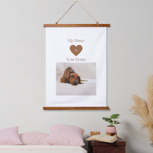 Tapisserie Suspendue Cadeau d'accueil pour amateur de chiens Doux Dachs