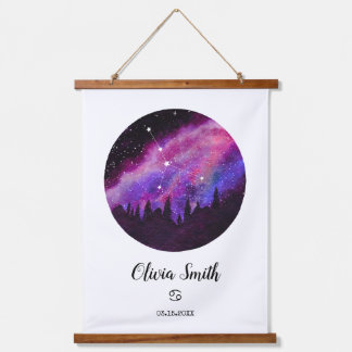 Tapisserie Suspendue Cadeau de signe du zodiaque Cancer constellation r