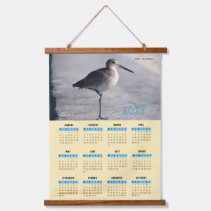 Tapisserie Suspendue Calendrier des murs d'oiseaux de pipette de filet