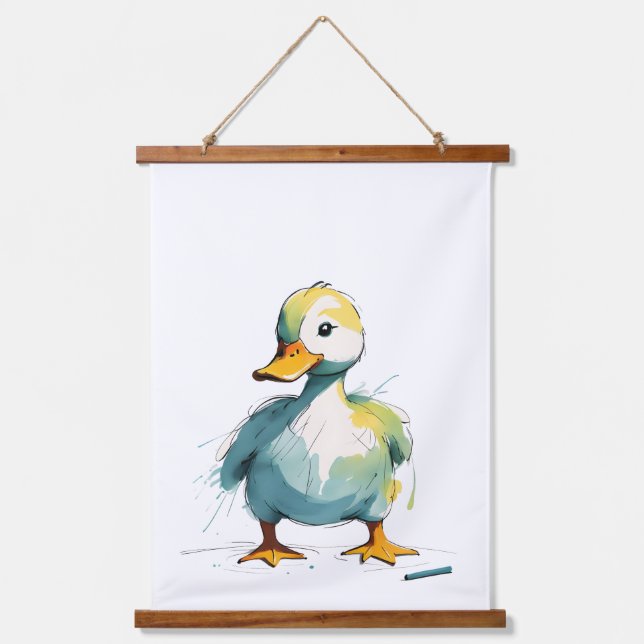 Tapisserie Suspendue canard (Recto)