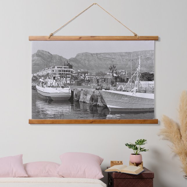 Tapisserie Suspendue Cap Monochrome V&A Waterfront (Chambre à coucher)