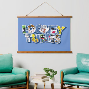 Tapisserie Suspendue Caractères LOONEY TUNES™ en lettres
