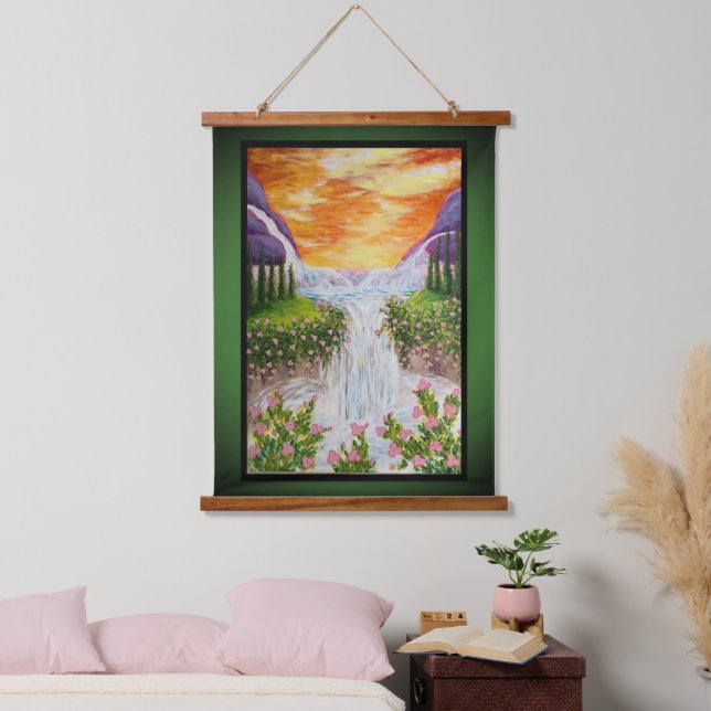 Tapisserie Suspendue Cascade (Chambre à coucher)