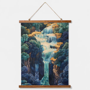 Tapisserie Suspendue Cascade japonaise