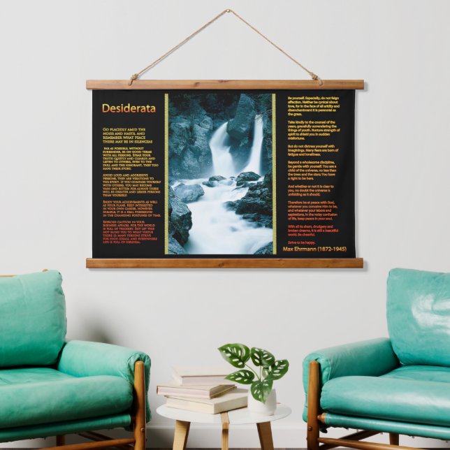 Tapisserie Suspendue Cascades rocheuses DESIDERATA (Salon)