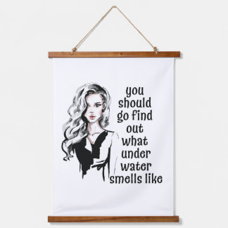 Tapisserie Suspendue Ce que l'eau sent comme