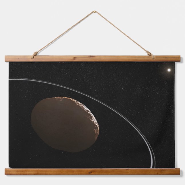 Tapisserie Suspendue Centaur 1099 Chariklo Et Ses Anneaux. (Devant)