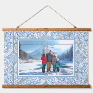 Tapisserie Suspendue Céramique Lace Bleu clair