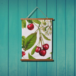 Tapisserie Suspendue Cerises vintages