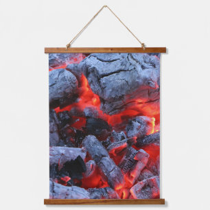 Tapisserie Suspendue Charbons chauds