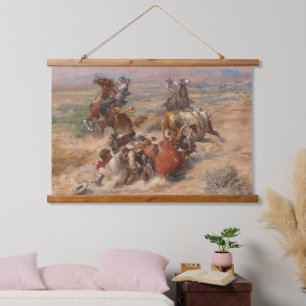 Tapisserie Suspendue Charles M. Russell La Vie Forte