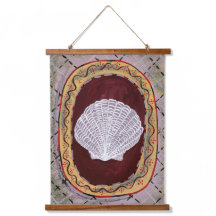 Charleston Farmhouse Shell Impression mur pendage