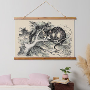 Tapisserie Suspendue Chat de Cheshire Alice au Pays des Merveilles Clas