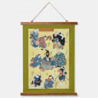 Chats d'acteurs de Kabuki, Kuniyoshi, Ukiyoe