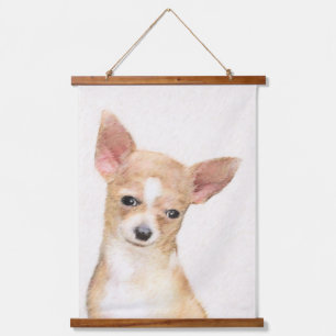 Tapisserie Suspendue Chihuahua Peinture - Cute Original Chien Art