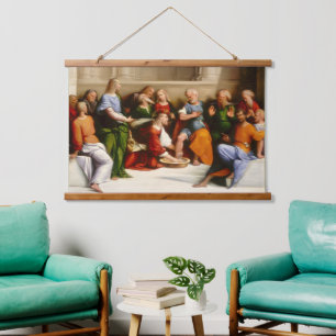 Tapisserie Suspendue Christ Laver les pieds des disciples, Garofalo