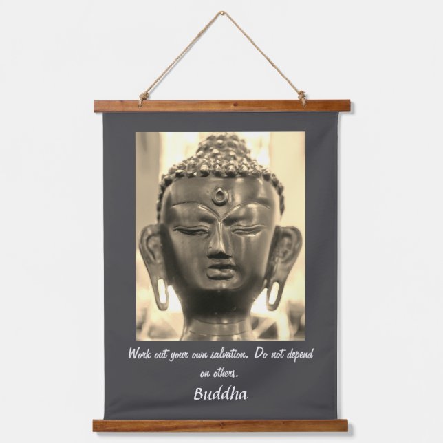 Tapisserie Suspendue Citation Bouddha (Recto)