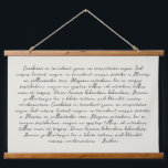 Tapisserie Suspendue Citation personnalisée poème Votes mariages<br><div class="desc">Personnalisez cette tapisserie avec votre citation personnalisée, poème, passage biblique, voeux mariages ou tout message spécial. Un beau cadeau pour la maison qui réchauffera le coeur pour les années à venir.</div>