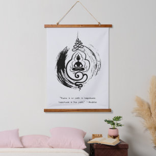 Tapisserie Suspendue Citation zen : Sagesse et méditation