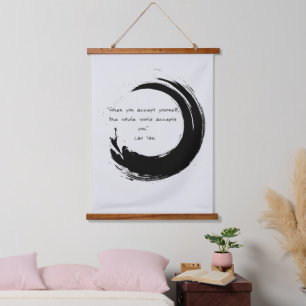 Tapisserie Suspendue Citation zen : Sagesse et méditation