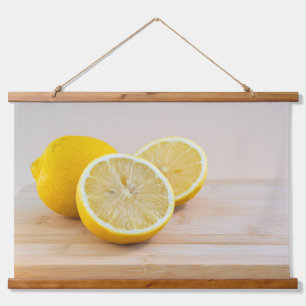 Tapisserie Suspendue Citron jaune Citrus Alimentation Photographie Natu