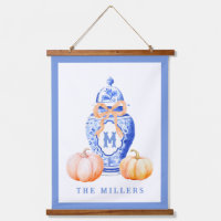 Citrouille d'automne | Monogramme de pot de gingem