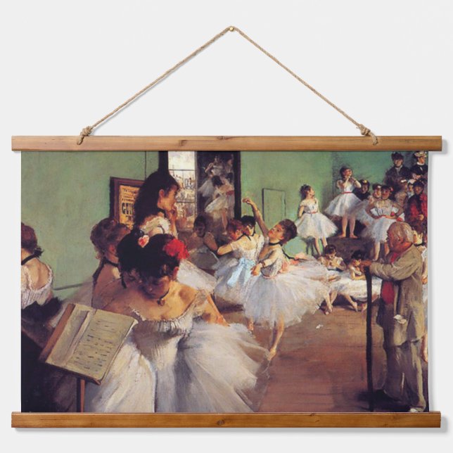Tapisserie Suspendue Classe de danse par Edgar Degas (Devant)
