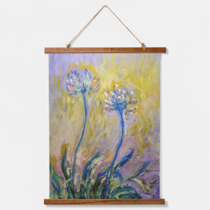 Tapisserie Suspendue Claude Monet - Agapanthus