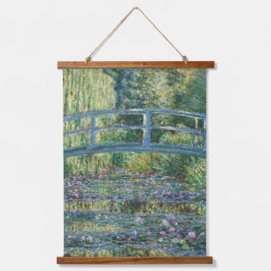 Tapisserie Suspendue Claude Monet - Bassin de Nymphéas, Harmonie Verte