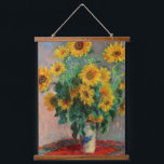 Tapisserie Suspendue Claude Monet - Bouquet de tournesols<br><div class="desc">Bouquet de tournesols / Bouquet de tournois - Claude Monet,  Huile sur toile,  1881</div>