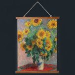 Tapisserie Suspendue Claude Monet - Bouquet de tournesols<br><div class="desc">Bouquet de tournesols / Bouquet de tournois - Claude Monet,  Huile sur toile,  1881</div>