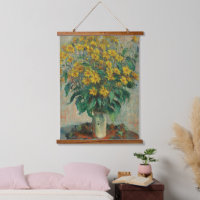 Claude Monet Jerusalem Artichoke Fleurs Vieux Art