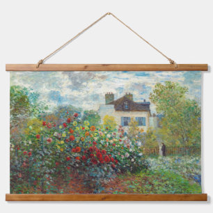 Tapisserie Suspendue Claude Monet - Le Jardin de l'Artiste à Argenteuil