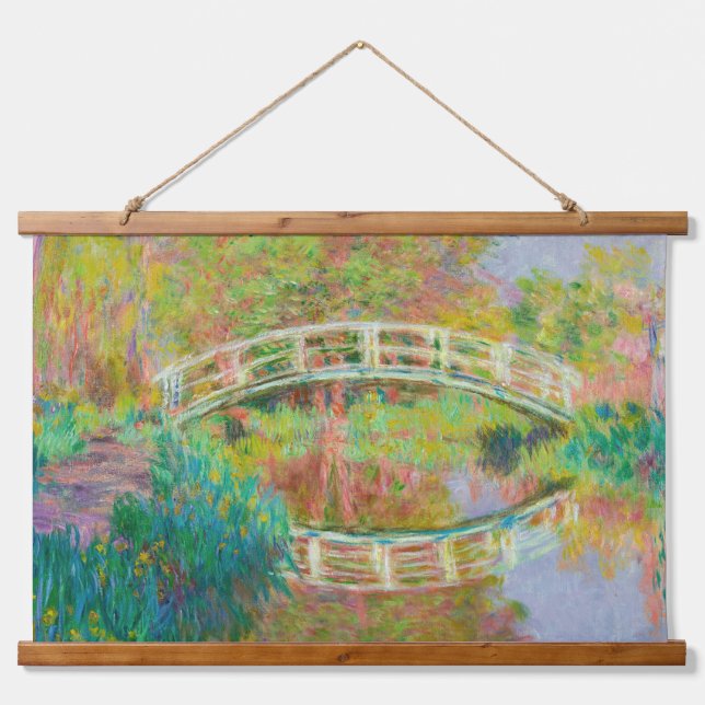 Tapisserie Suspendue Claude Monet - Pont Japonais, Giverny (Devant)