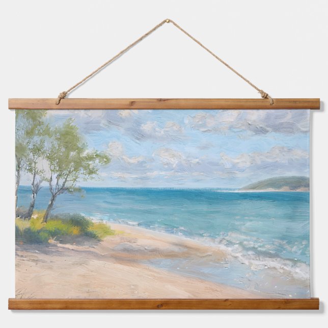 Tapisserie Suspendue Coastal Breeze Fine Art Beach Print (Devant)