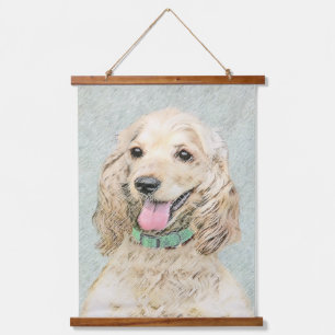Tapisserie Suspendue Cocker Spaniel Buff Peinture - Art Chien original