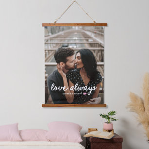 Tapisserie Suspendue Cœur de n'importe quelle couleur et photo   Amour 