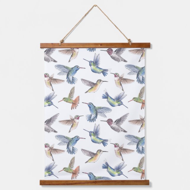 Tapisserie Suspendue Colibri (Recto)
