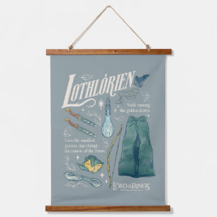 Tapisserie Suspendue Collage graphique aquarelle LOTHLORIEN™
