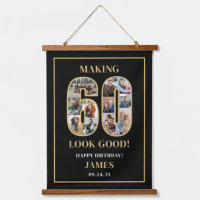 Collage photo « Faire paraître 60 ans jeune » 60e 