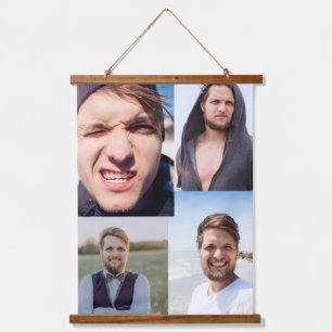 Tapisserie Suspendue Collage photo Mettez votre visage sur un