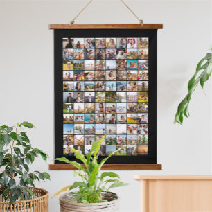 Tapisserie Suspendue Collage photo moderne simple 88