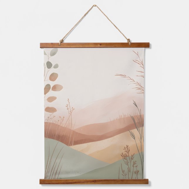 Tapisserie Suspendue Collines Boho (Recto)