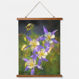 Tapisserie Suspendue Colorado Blue Columbine Peinture - Art original