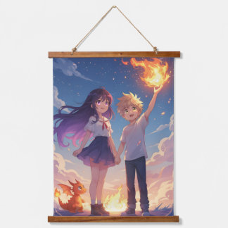 Tapisserie Suspendue Colorful Fantasy Wall Art for Kids 