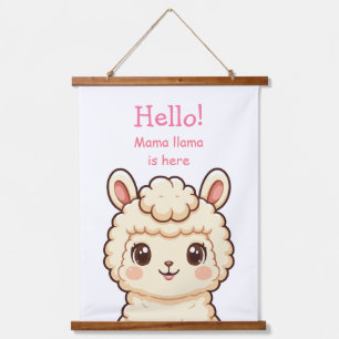 Tapisserie Suspendue Conception d'illustration de lama mignon