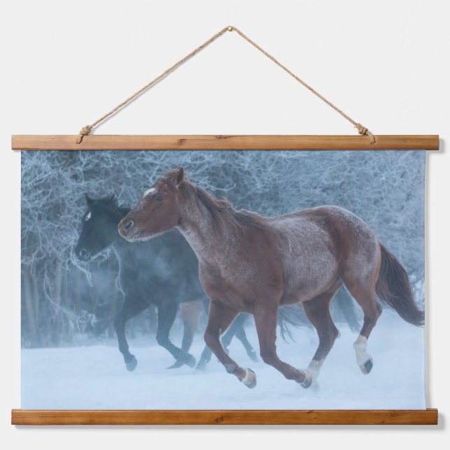 Tapisserie Suspendue Conduite de chevaux (Devant)