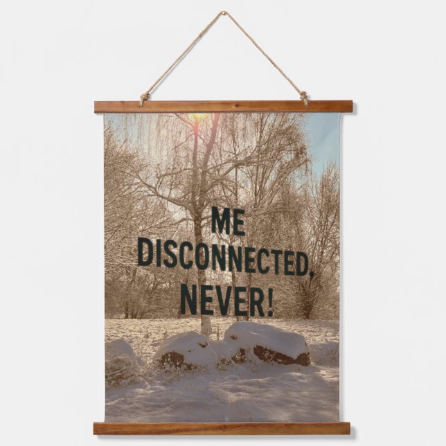 Tapisserie Suspendue Connected to the Wild (Recto)